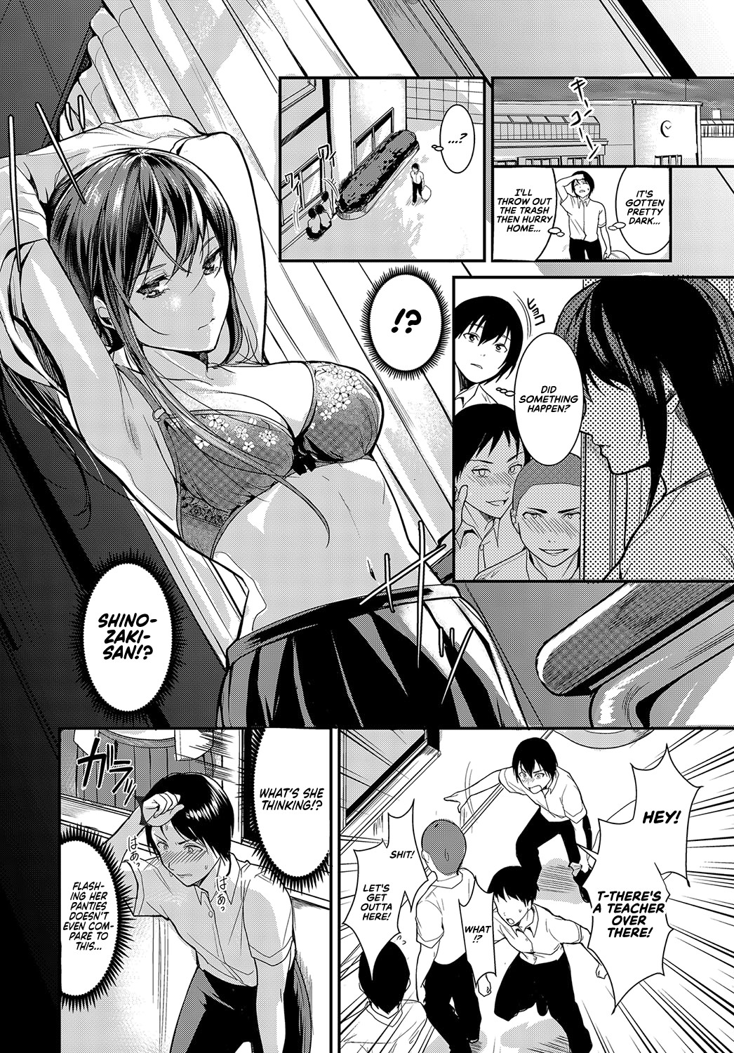 Hentai Manga Comic-Panchira Sign-Read-4